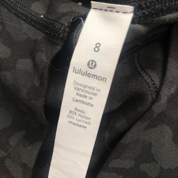 Lulu green formation camo align legging - Picture 3 of 5